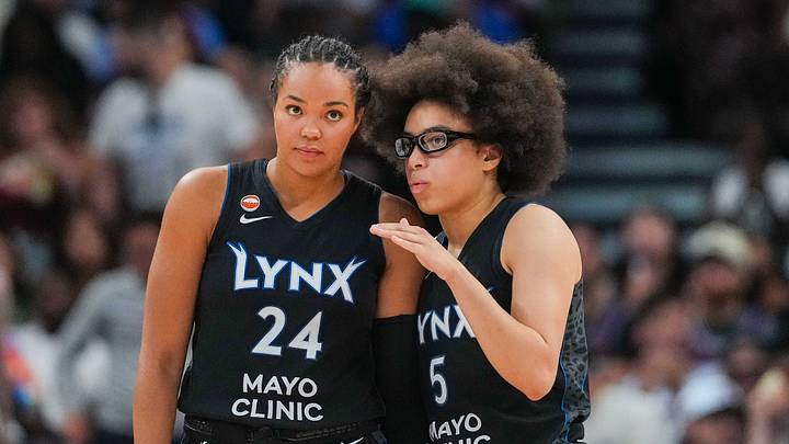 Jul 30, 2026; Toronto, Ontario, CAN; Minnesota Lynx guard Olivia Miles (5) huddles with forward Napheesa Collier (24) at a WNBA game against the Toronto Tempo at Scotiabank Arena. Mandatory Credit: Kevin Sousa-Imagn Images Jul 30, 2026; Toronto, Ontario, CAN; Minnesota Lynx guard Olivia Miles (5) huddles with forward Napheesa Collier (24) at a WNBA game against the Toronto Tempo at Scotiabank Arena. Mandatory Credit: Kevin Sousa-Imagn Images