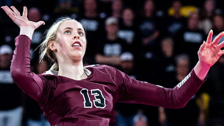 Dowling Catholic's Ellie Muller is set to return for her senior season of Iowa high school volleyball.