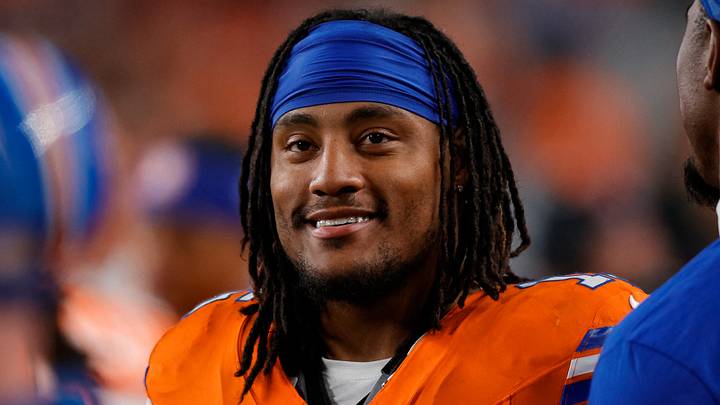 Denver Broncos outside linebacker Nik Bonitto Denver Broncos outside linebacker Nik Bonitto