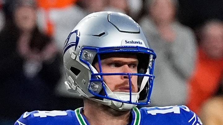Seattle Seahawks quarterback Sam Darnold throws in the first quarter against the Denver Broncos. Seattle Seahawks quarterback Sam Darnold throws in the first quarter against the Denver Broncos.