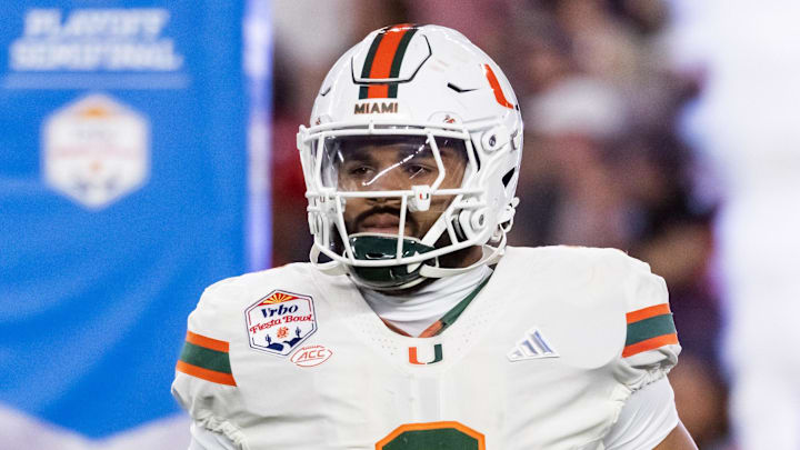 Miami Hurricanes edge defender Akheem Mesidor Miami Hurricanes edge defender Akheem Mesidor