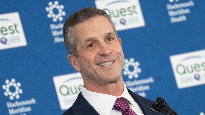 John Harbaugh is making changes on his Giants coaching staff.