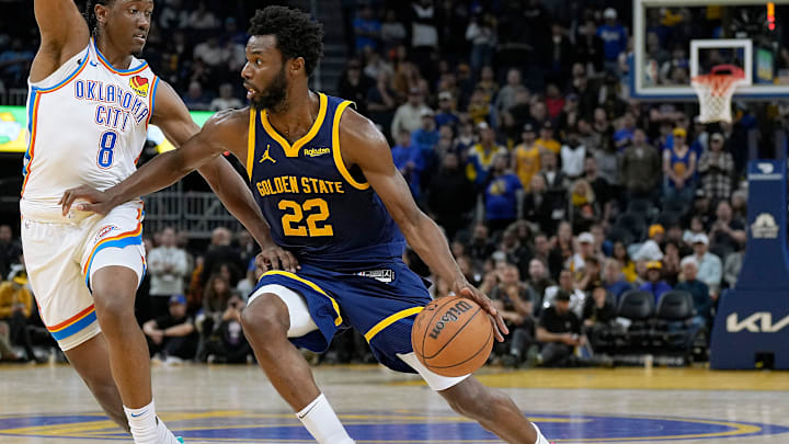 Andrew Wiggins promedia 12.8 puntos por juego con los Golden State Warriors en esta 2023-2024