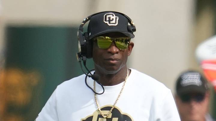 Sep 26, 2026; Waco, Texas, USA; Colorado Buffaloes head coach Deion Sanders reacts on the sideline during the first half against the Baylor Bears at McLane Stadium. Mandatory Credit: Chris Jones-Imagn Images Sep 26, 2026; Waco, Texas, USA; Colorado Buffaloes head coach Deion Sanders reacts on the sideline during the first half against the Baylor Bears at McLane Stadium. Mandatory Credit: Chris Jones-Imagn Images