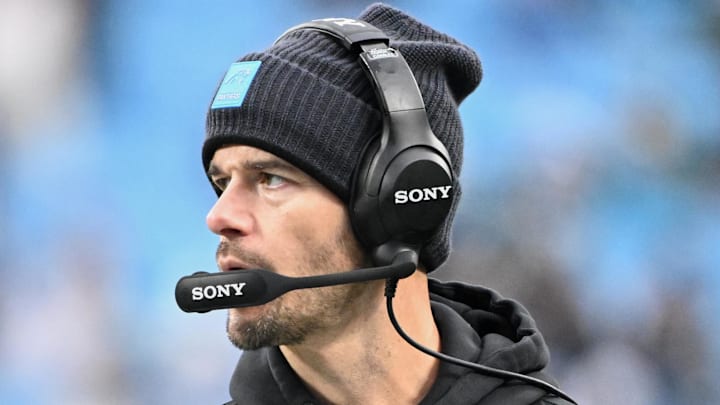 Carolina Panthers head coach Dave Canales
