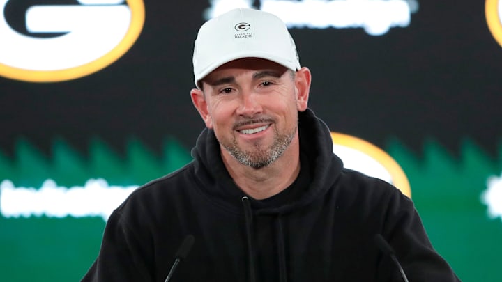 Green Bay Packers head coach Matt LaFleur speaks following rookie minicamp Friday, May 1 2026, at Lambeau Field in Green Bay, Wisconsin. 

Dan Powers/USA TODAY NETWORK-Wisconsin