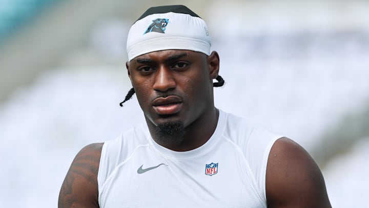 Carolina Panthers wide receiver Xavier Legette