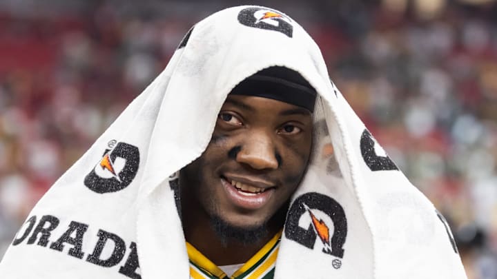 Former Green Bay Packers linebacker Quay Walker Former Green Bay Packers linebacker Quay Walker