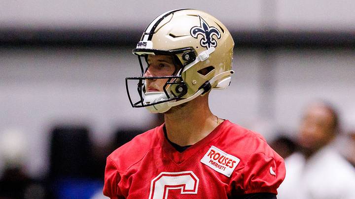  New Orleans Saints quarterback Tyler Shough