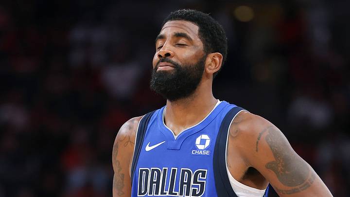 Oct 21, 2026; Houston, Texas, USA; Dallas Mavericks guard Kyrie Irving (11) reacts after a play during the second quarter against the Houston Rockets at Toyota Center. Mandatory Credit: Troy Taormina-Imagn Images Oct 21, 2026; Houston, Texas, USA; Dallas Mavericks guard Kyrie Irving (11) reacts after a play during the second quarter against the Houston Rockets at Toyota Center. Mandatory Credit: Troy Taormina-Imagn Images