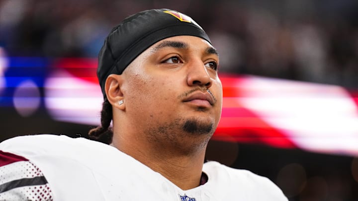 Washington Commanders offensive lineman Brandon Coleman Washington Commanders offensive lineman Brandon Coleman