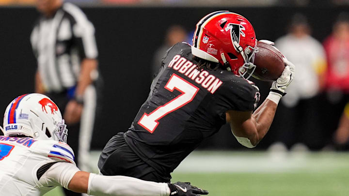 Bijan Robinson has been outstanding for the Falcons this season.