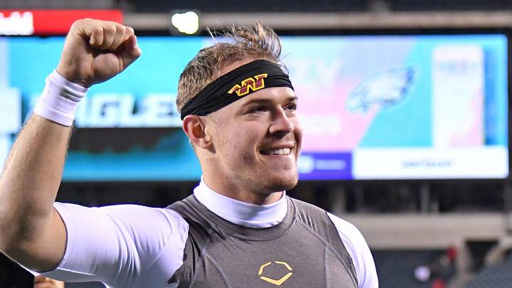 Former Washington Commanders quarterback Taylor Heinicke 