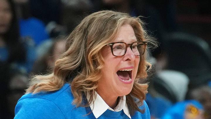 UCLA Bruins head coach Cori Close yells out to her team as they play the South Carolina Gamecocks in the NCAA women's basketball national championship at Mortgage Matchup Center in Phoenix on April 5, 2026. UCLA Bruins head coach Cori Close yells out to her team as they play the South Carolina Gamecocks in the NCAA women's basketball national championship at Mortgage Matchup Center in Phoenix on April 5, 2026.