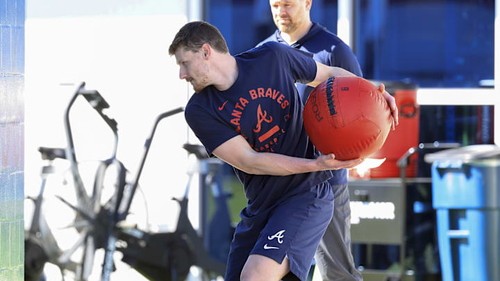 Murphy is still on track in his recovery to return to the Braves