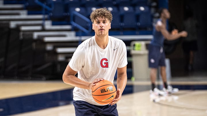 Gonzaga Bulldogs forward Parker Jefferson.