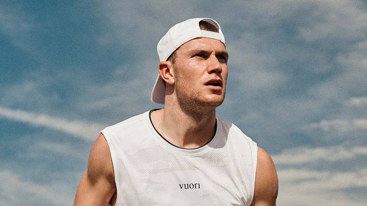 Jack Draper headlines Vuori's "Return To Centre" campaign. Jack Draper headlines Vuori's "Return To Centre" campaign.