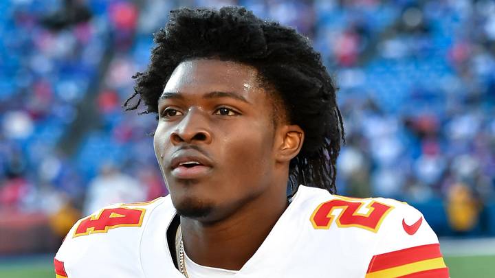 Kansas City Chiefs running back Brashard Smith Kansas City Chiefs running back Brashard Smith