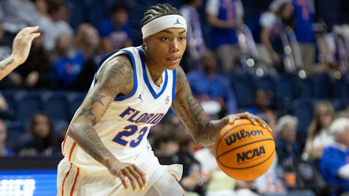 Florida guard Liv McGill (23) is off to a strong start in his sophomore season with the Gators.