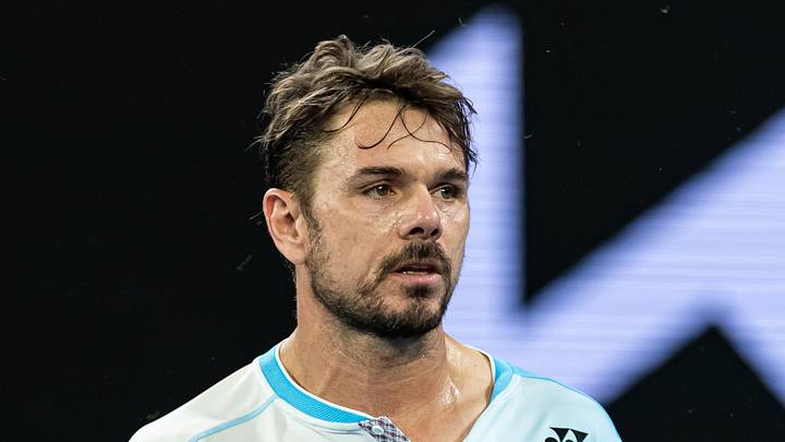Stan Wawrinka in action during a match Stan Wawrinka in action during a match