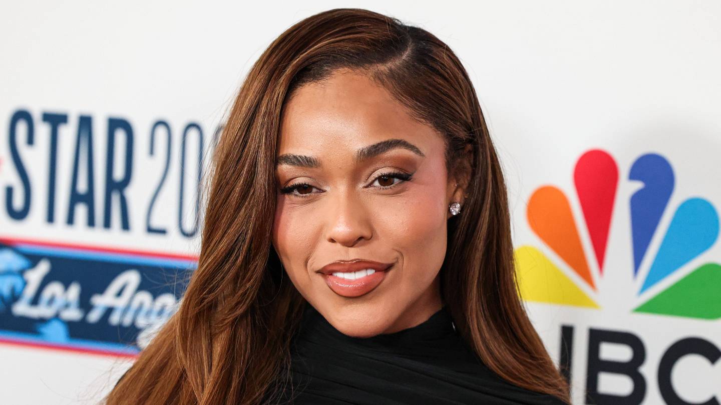 Jordyn Woods Flexes Custom Karl-Anthony Towns Jacket Before Knicks-Cavaliers Game 1