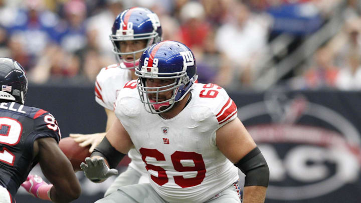 New York Giants offensive guard Rich Seubert  