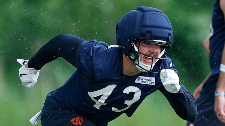 Chicago Bears tight end Hayden Large Chicago Bears tight end Hayden Large