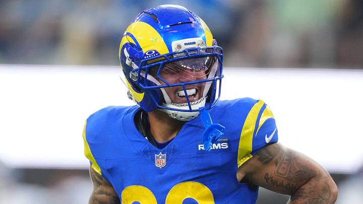 Los Angeles Rams running back Blake Corum. Los Angeles Rams running back Blake Corum.