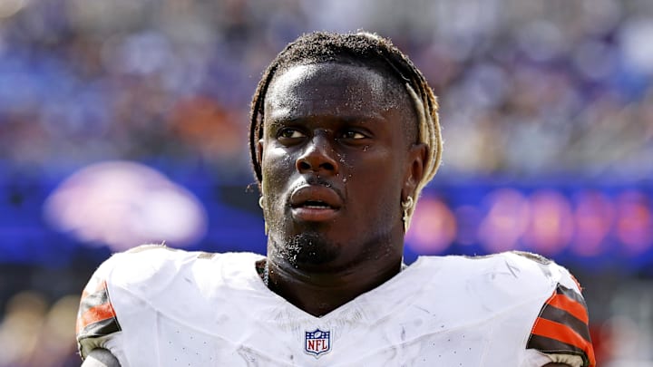 Cleveland Browns tight end David Njoku 