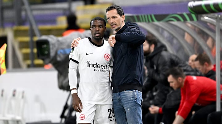 Dino Toppmöller beim Duell mit Union SG