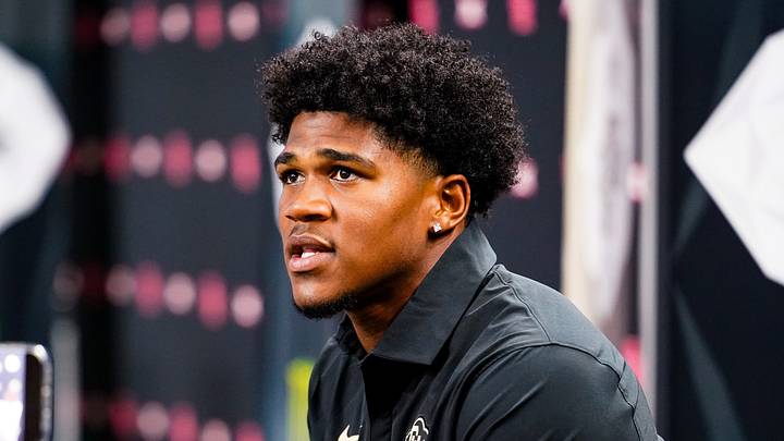 Jul 7, 2026; Frisco, TX, USA; Colorado defensive back Naeten Mitchell during Big 12 Conference Football Media Days at The Star. Mandatory Credit: Raymond Carlin III-Imagn Images Jul 7, 2026; Frisco, TX, USA; Colorado defensive back Naeten Mitchell during Big 12 Conference Football Media Days at The Star. Mandatory Credit: Raymond Carlin III-Imagn Images