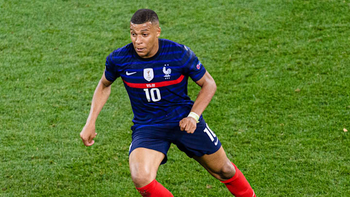 Kylian Mbappé debutó en la Eurocopa en la edición de 2020 