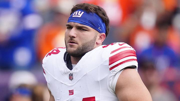 New York Giants running back Cam Skattebo