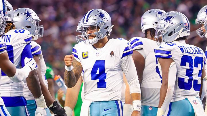 Dallas Cowboys quarterback Dak Prescott during the game against the Philadelphia Eagles at AT&T Stadium. 
