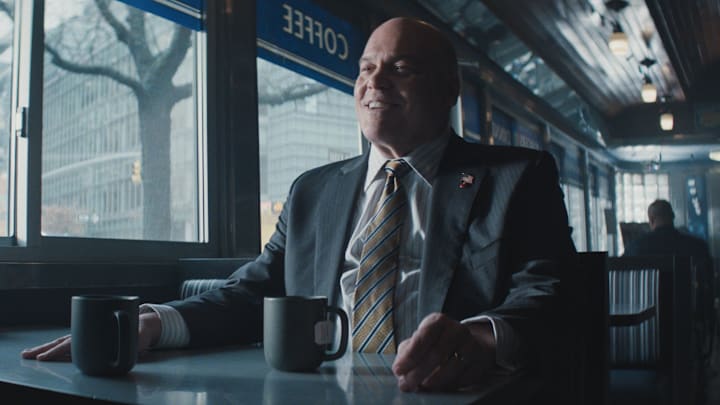 Wilson Fisk / Kingpin (Vincent D’Onofrio) in Marvel Television's DAREDEVIL: BORN AGAIN exclusively on Disney+. Photo courtesy of Marvel Television. © 2025 MARVEL. All Rights Reserved.