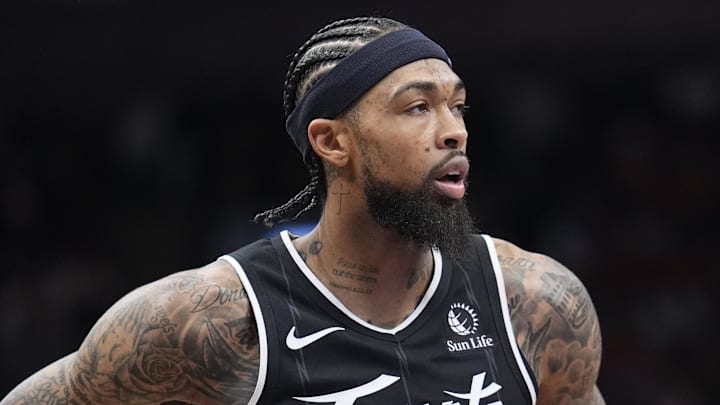 Toronto Raptors forward Brandon Ingram (3) during a break in the action against the Boston Celtics during the second half at Scotiabank Arena.