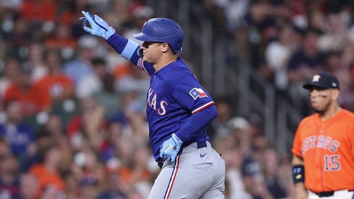 Texas Rangers designated hitter Joc Pederson. Texas Rangers designated hitter Joc Pederson.