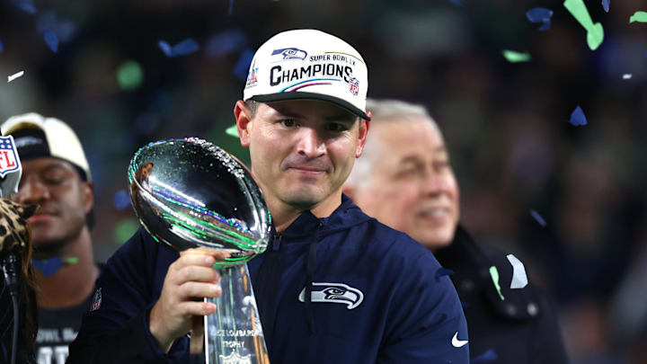 Seattle Seahawks head coach Mike MacDonald