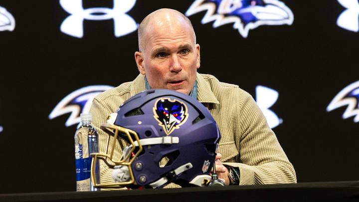 Baltimore Ravens general manager Eric DeCosta