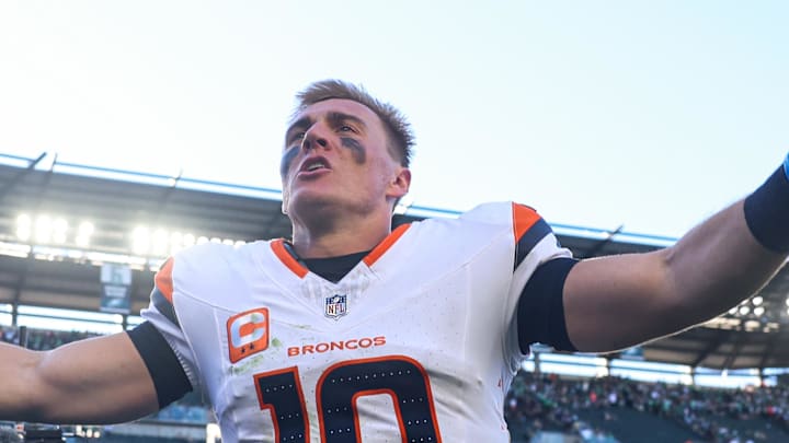 Denver Broncos quarterback Bo Nix 