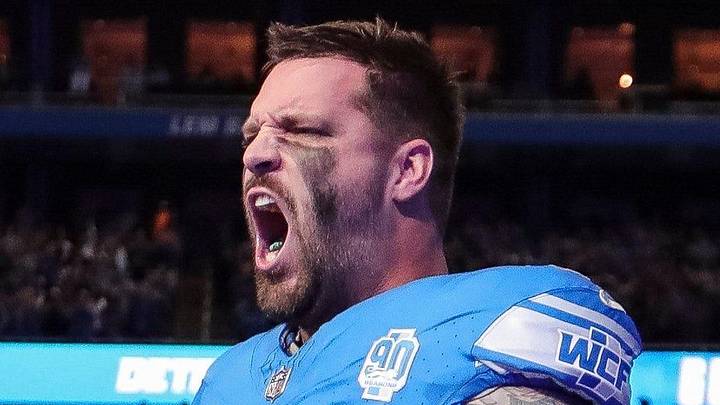Detroit Lions left tackle Taylor Decker. Detroit Lions left tackle Taylor Decker.