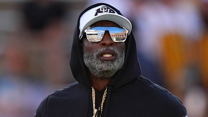 Colorado Buffaloes head coach Deion Sanders before the game against the North Dakota State Bison at Folsom Field. Colorado Buffaloes head coach Deion Sanders before the game against the North Dakota State Bison at Folsom Field.