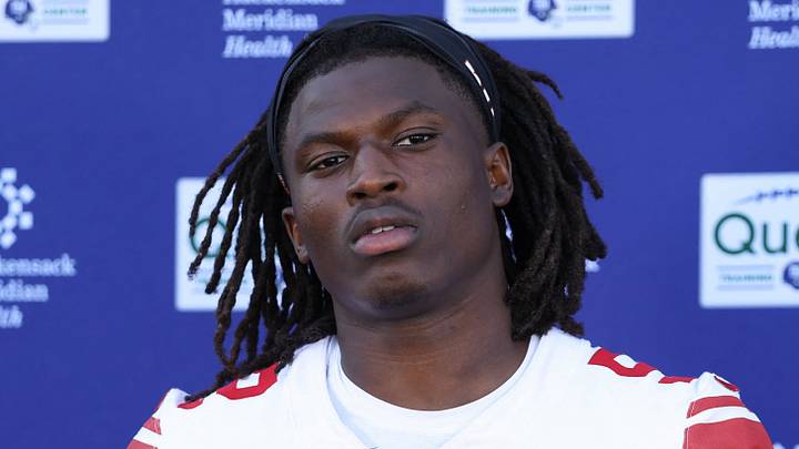 New York Giants linebacker Arvell Reese New York Giants linebacker Arvell Reese