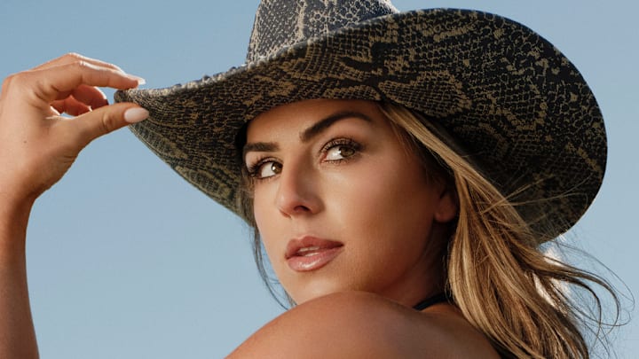 Haley Cavinder was photographed by Katherine Goguen on Captiva Island, Fla. Haley Cavinder was photographed by Katherine Goguen on Captiva Island, Fla.