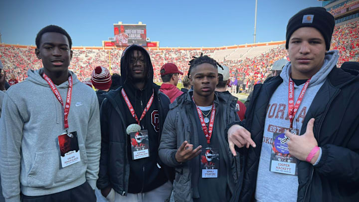 Oklahoma prospects Kamieon Compton-Nero, Xavier Okwufulueze, Semaj Stanford and Cooper Hackett Oklahoma prospects Kamieon Compton-Nero, Xavier Okwufulueze, Semaj Stanford and Cooper Hackett