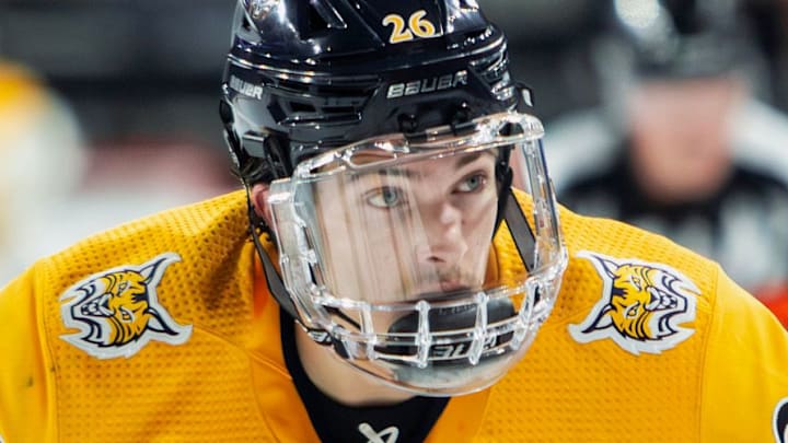 Quinnipiac freshman forward Matthew Lansing. 