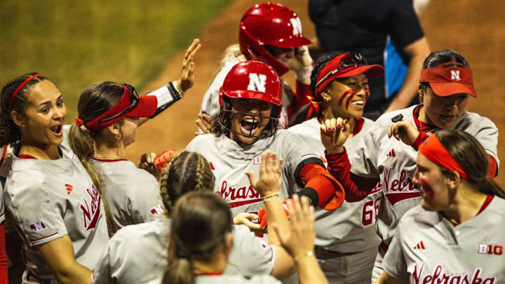Nebraska infielder Sammie Bland homered in a 9-1 win over Tulsa on Friday night. Nebraska infielder Sammie Bland homered in a 9-1 win over Tulsa on Friday night.