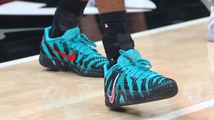 Memphis Grizzlies guard Ja Morant wears the Nike Ja 3 "Scratch 3.0" colorway. Memphis Grizzlies guard Ja Morant wears the Nike Ja 3 "Scratch 3.0" colorway.