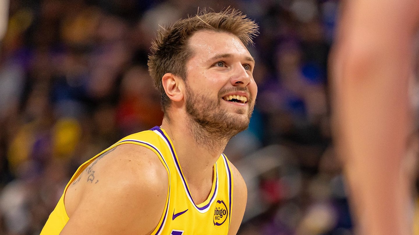 Lakers Luka Doncic Back in LA After Injury Treatment Ahead of Playoffs