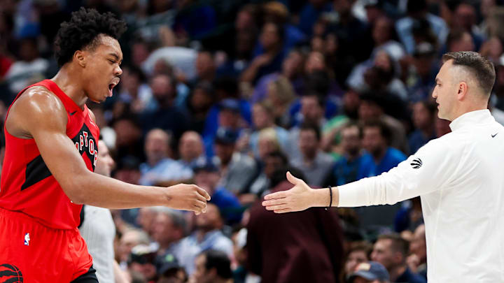 Scottie Barnes and Darko Rajaković, Toronto Raptors